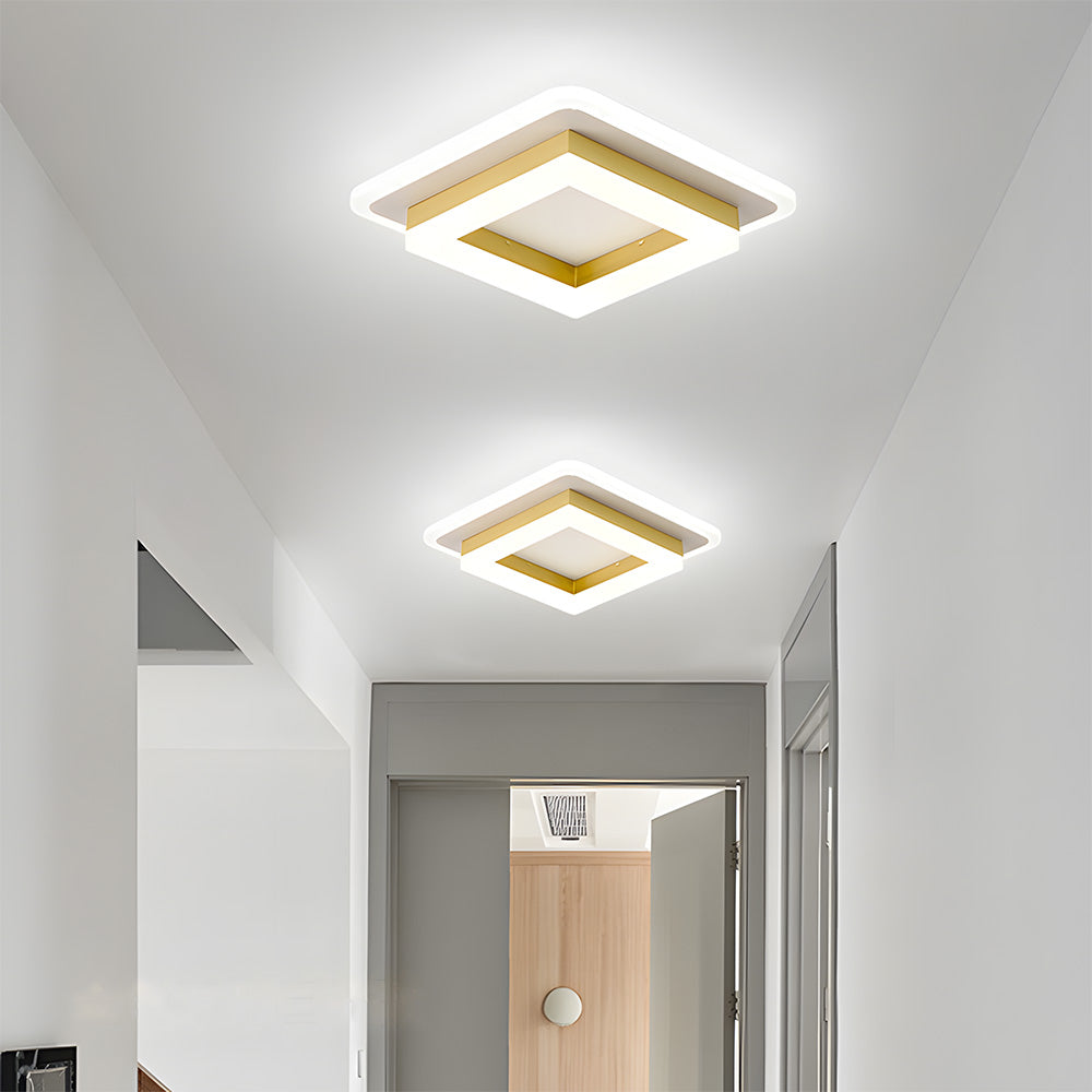 Quadratische Flur LED-Deckenleuchten
