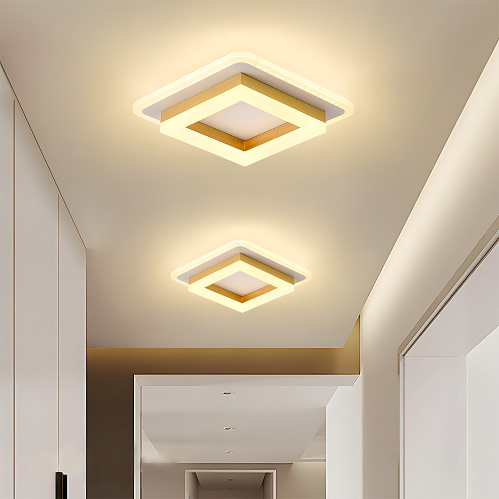 Quadratische Flur LED-Deckenleuchten