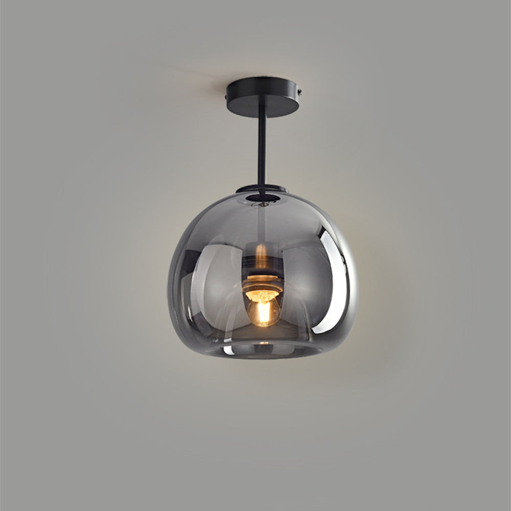 Pendelleuchte mit Glasschirm