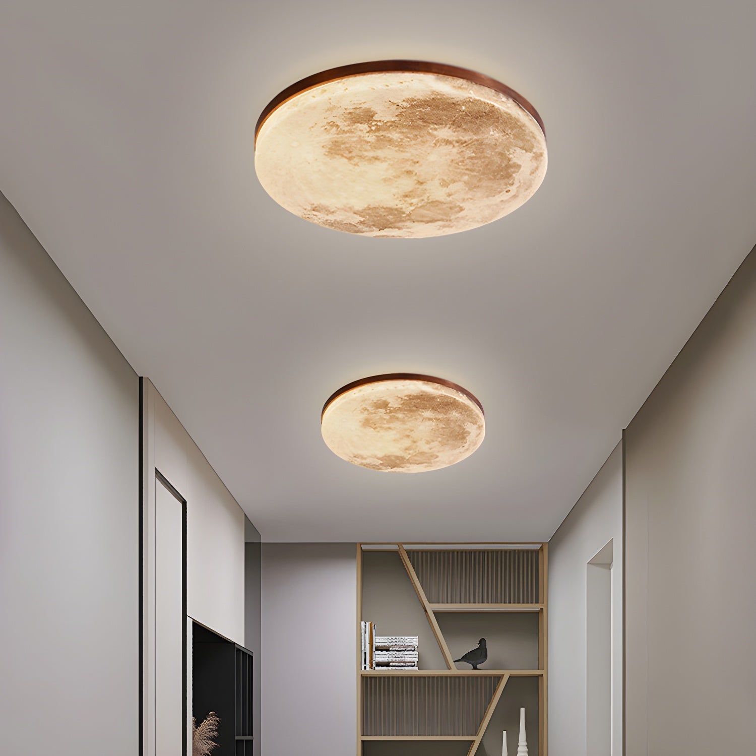 Mond Runde LED Deckenleuchte