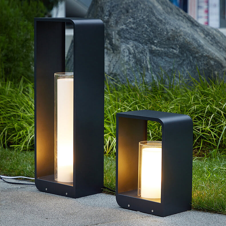 Quadratische LED-Gartenleuchten