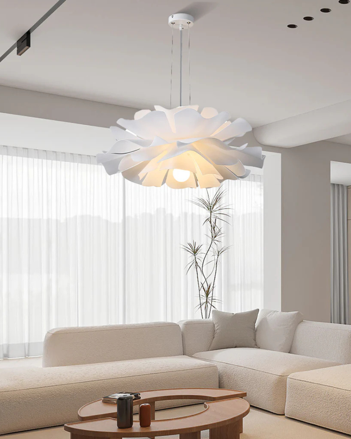 Blühende Blüten Deckenlampe