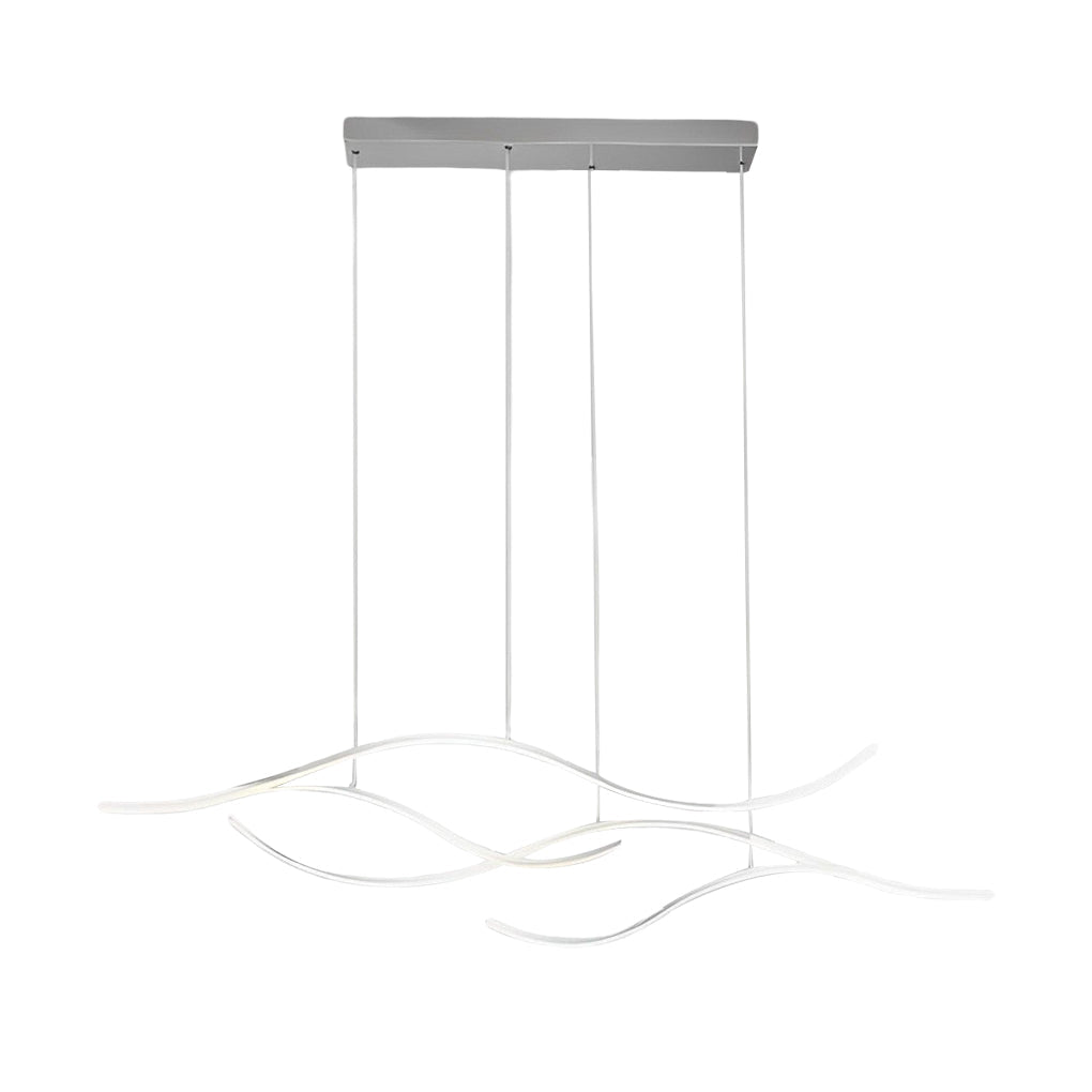 Wellenförmige LED-Linear-Deckenleuchte