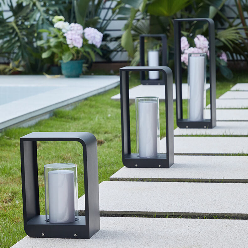 Quadratische LED-Gartenleuchten