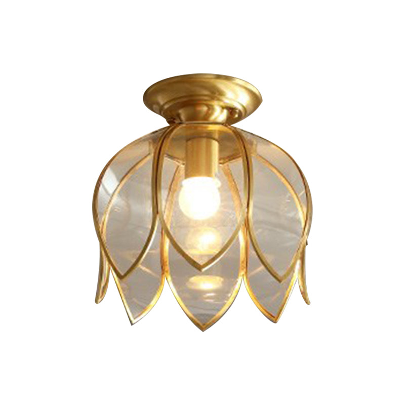 Gekrümmte florale gestufte Deckenlampe