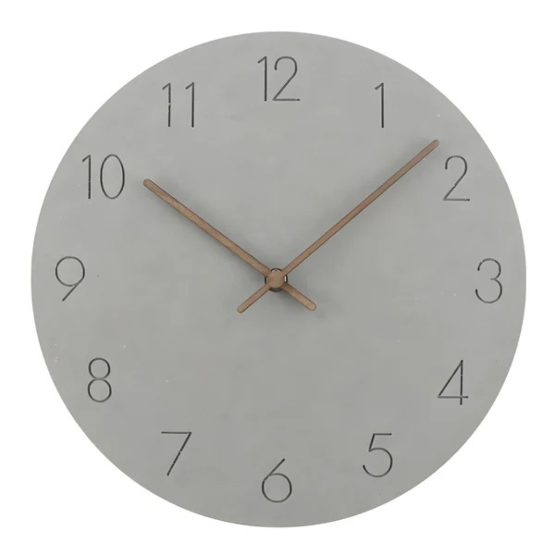Holz-Analog-Wanduhr
