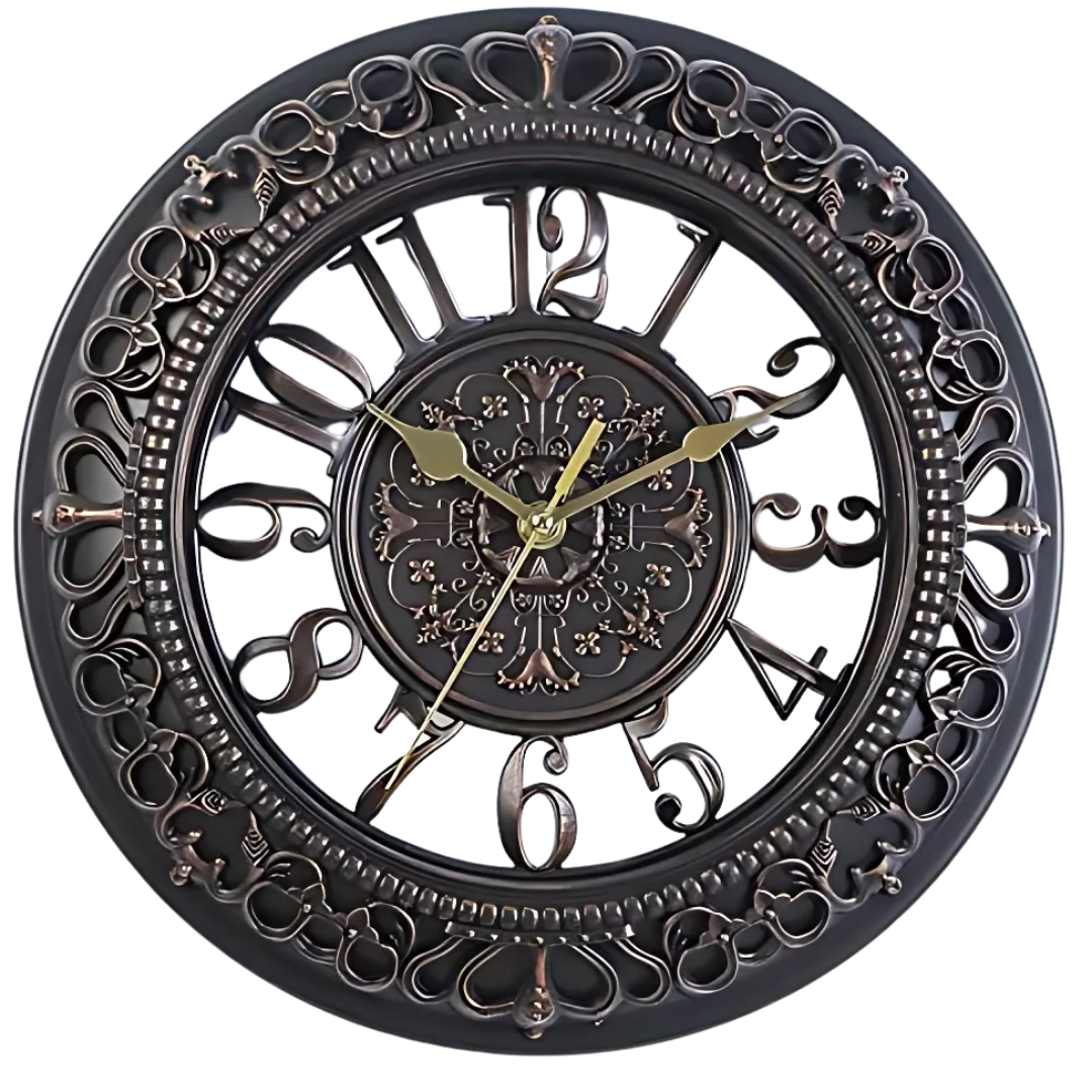 Aufwändige Wanduhr