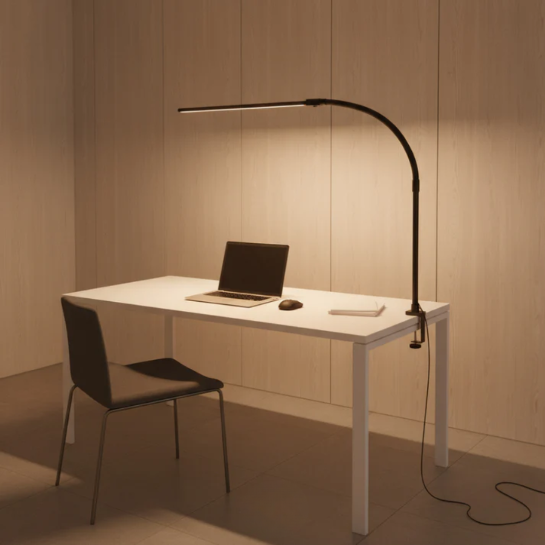 Klemmlampe mit Doppelkopf