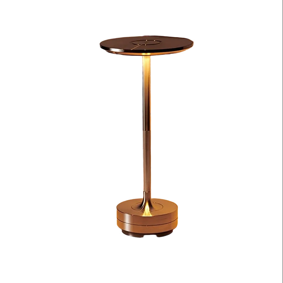 Tischlampe in Hantel Form mit LED und USB