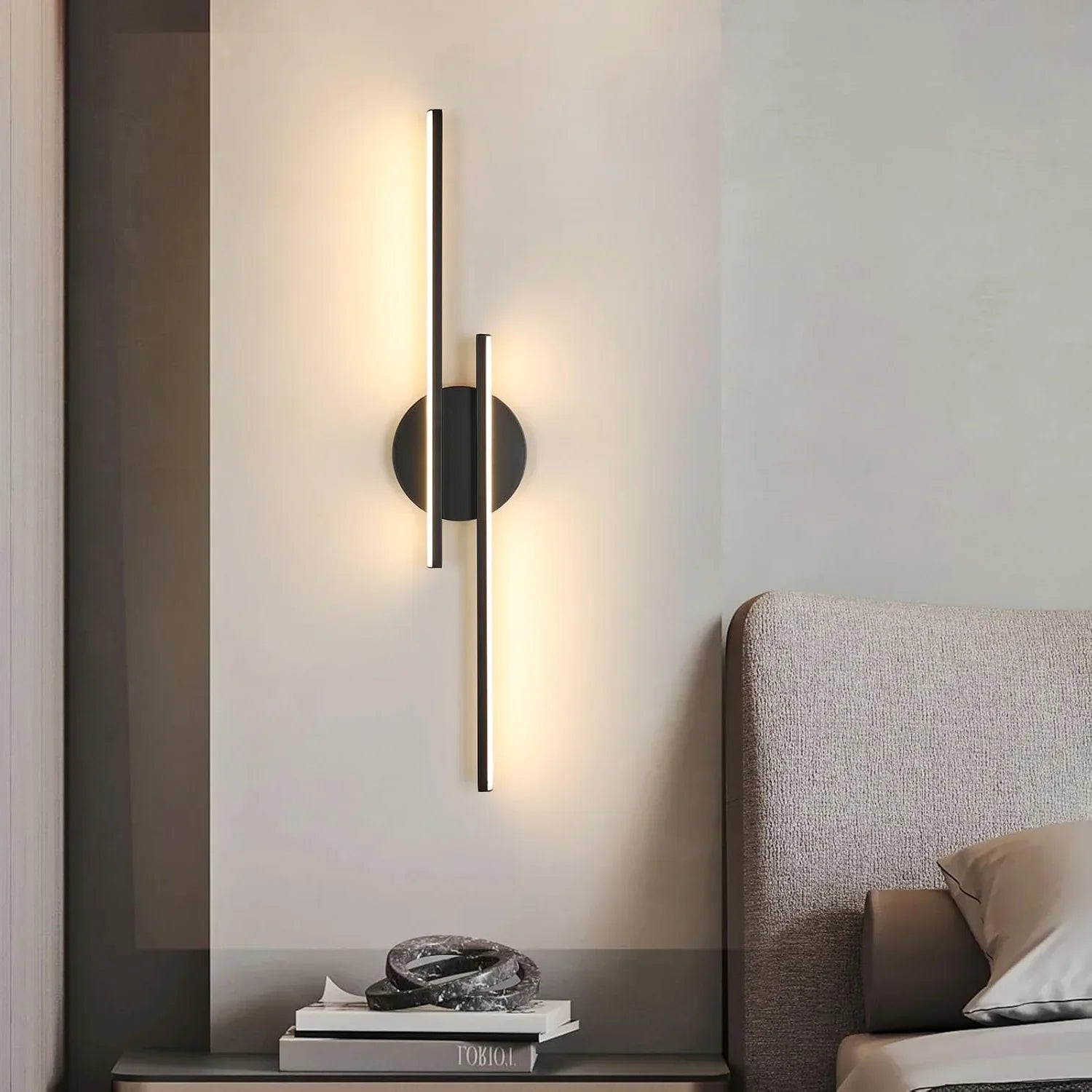 Asymmetrische Lineare Wandleuchte
