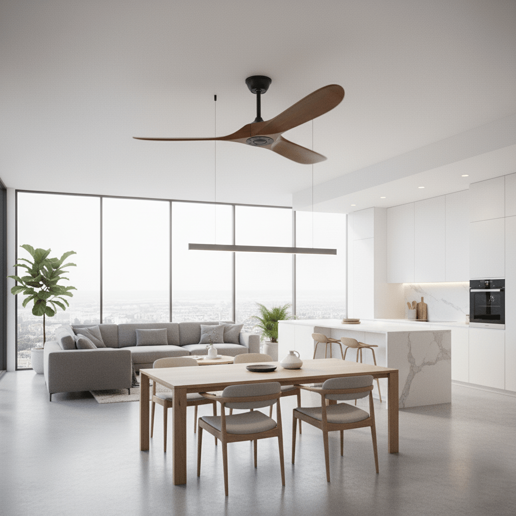 Aerodynamischer Deckenventilator für Innenräume