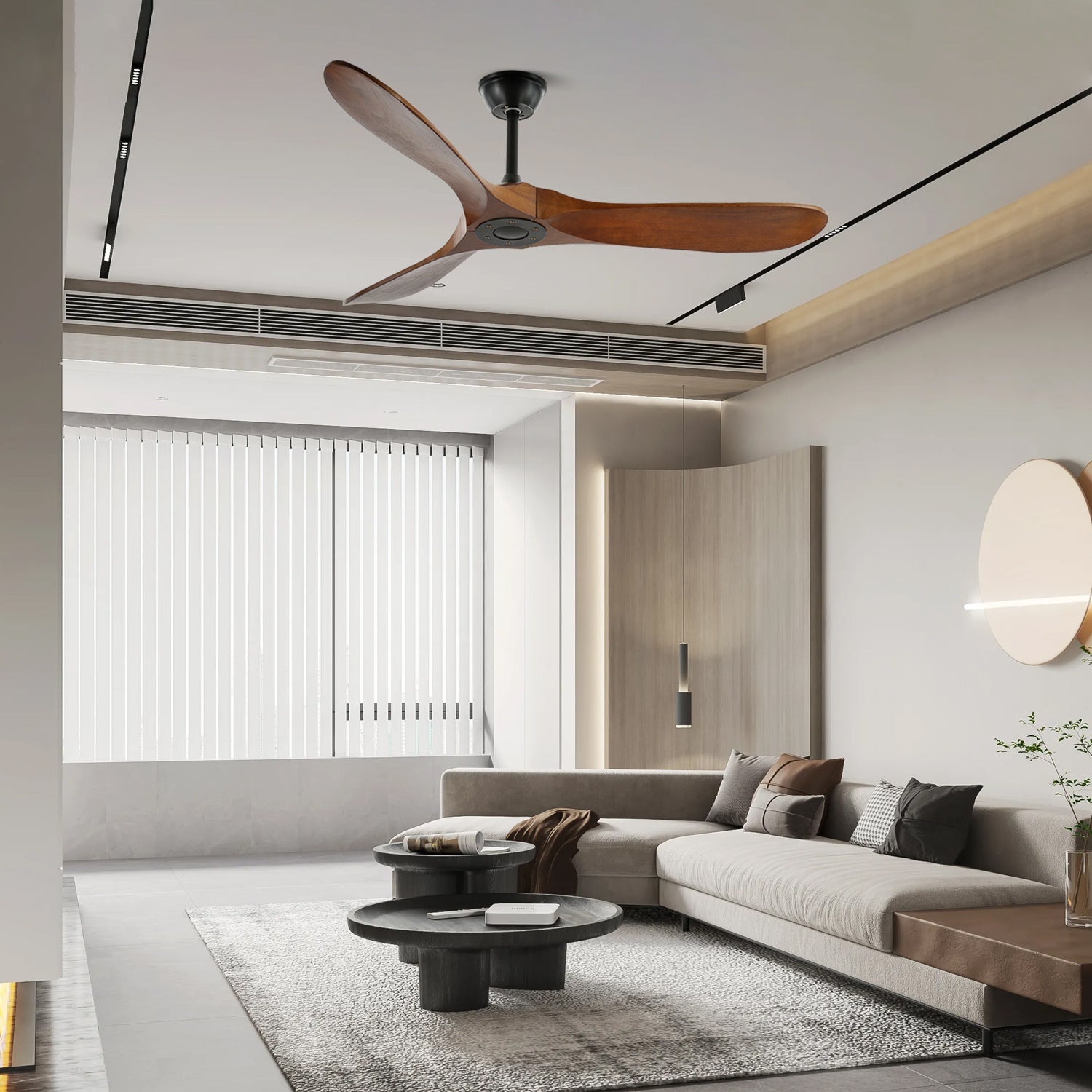 Aerodynamischer Deckenventilator für Innenräume