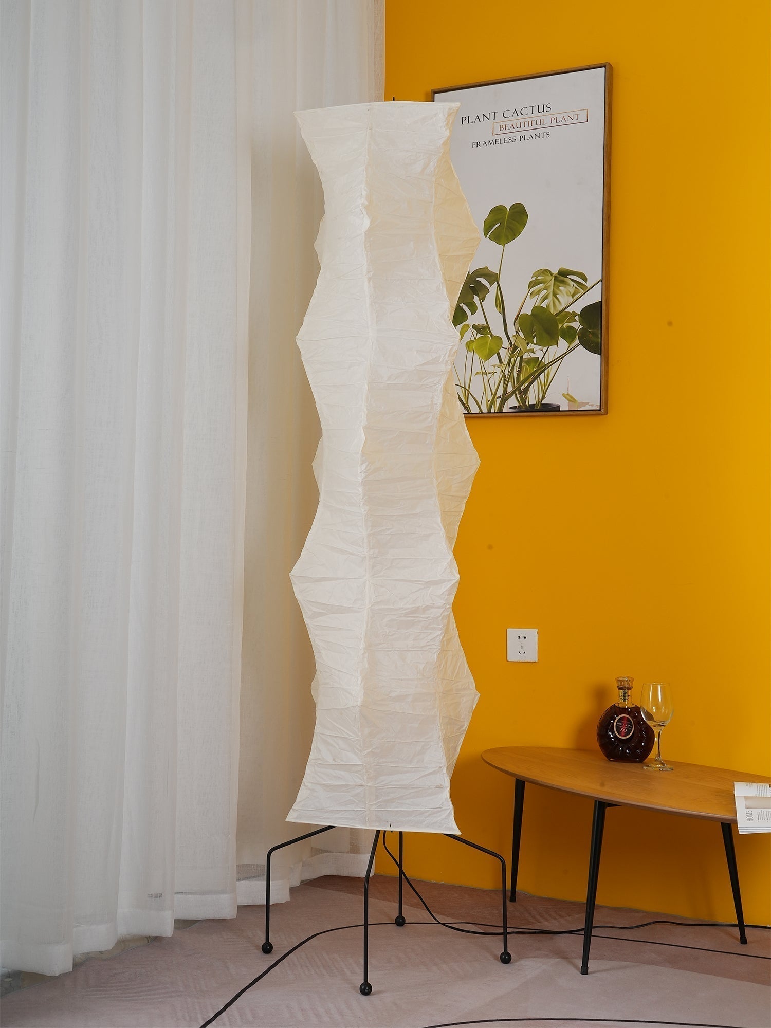Reispapier Stehlampe | Wohnzimmer