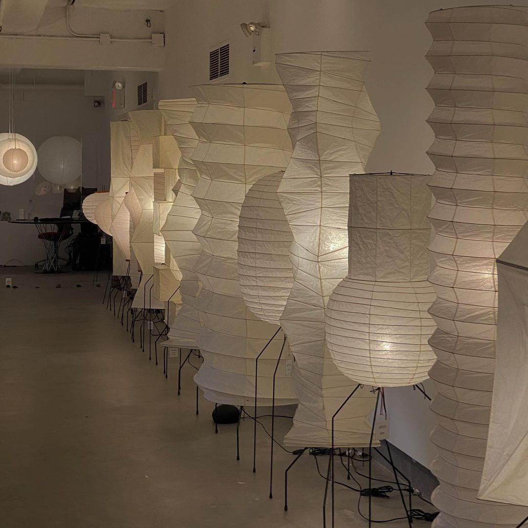 Reispapier Stehlampe | Wohnzimmer