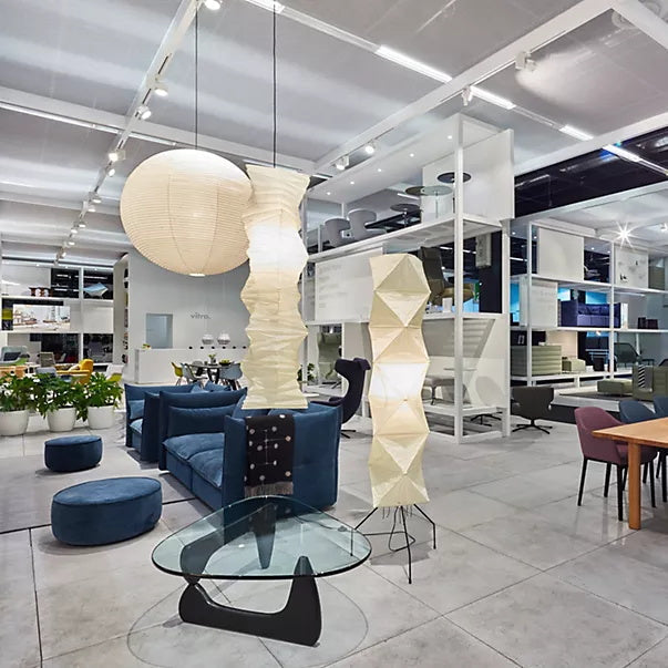 Reispapier Stehlampe | Wohnzimmer