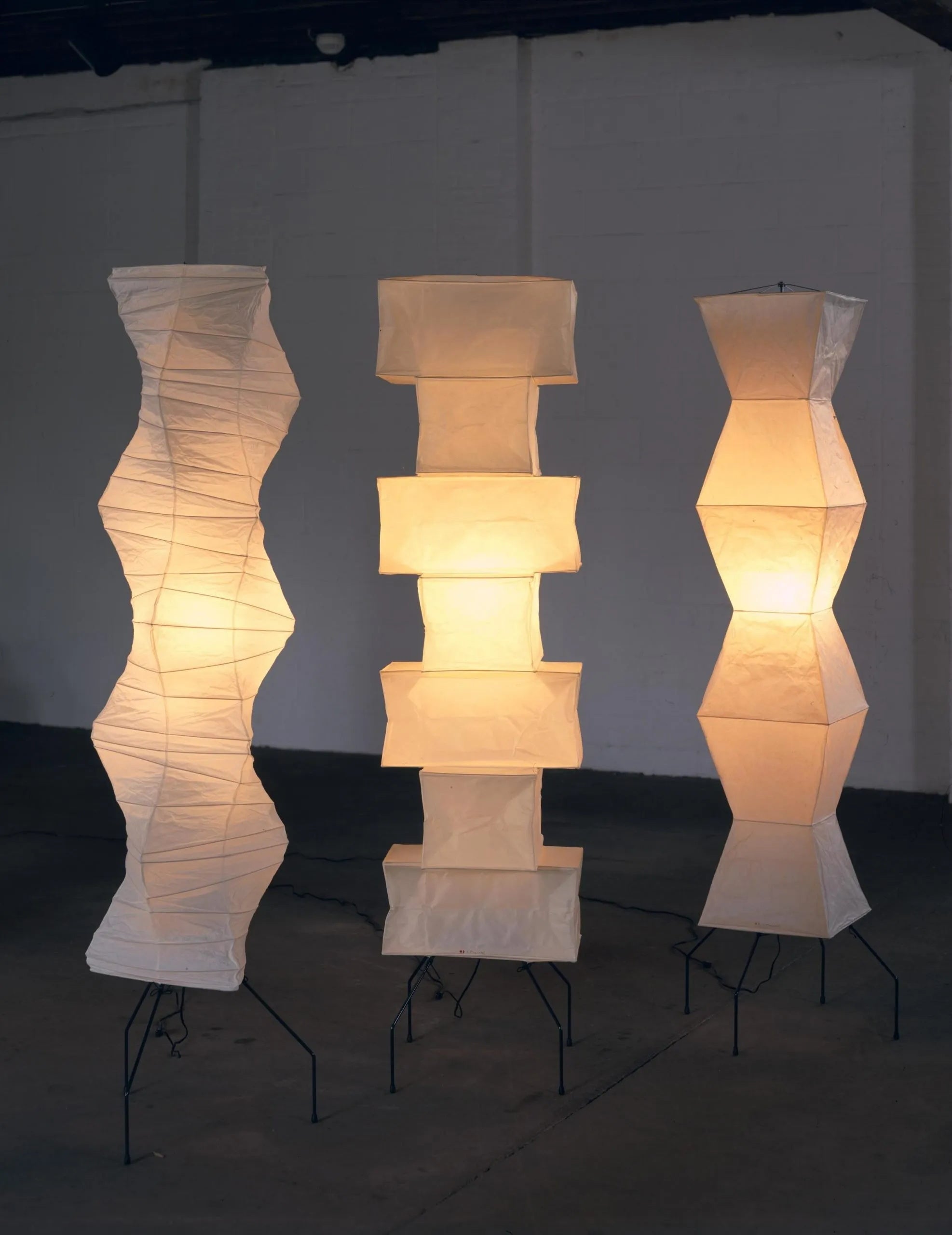 Reispapier Stehlampe | Wohnzimmer