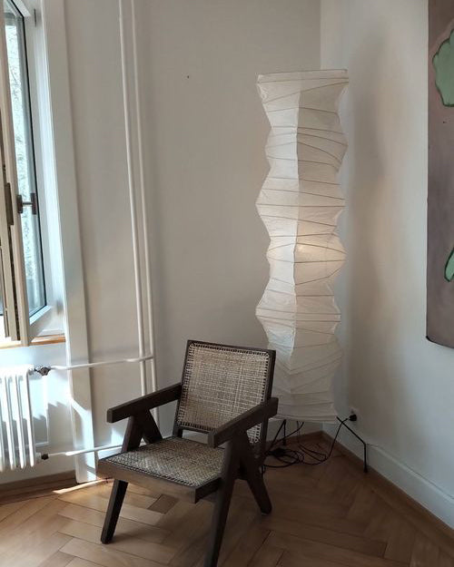 Reispapier Stehlampe | Wohnzimmer