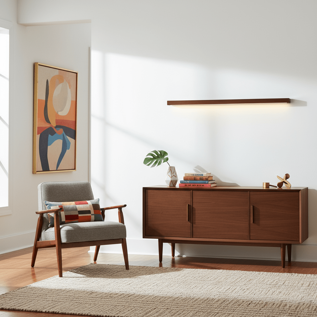Wandleuchte LED mit linearem Design