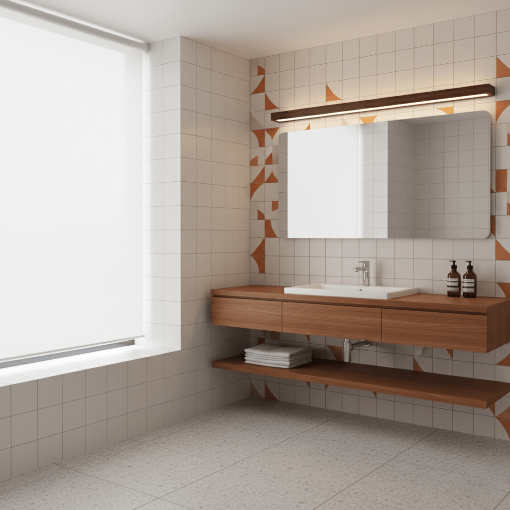 Wandleuchte LED mit linearem Design