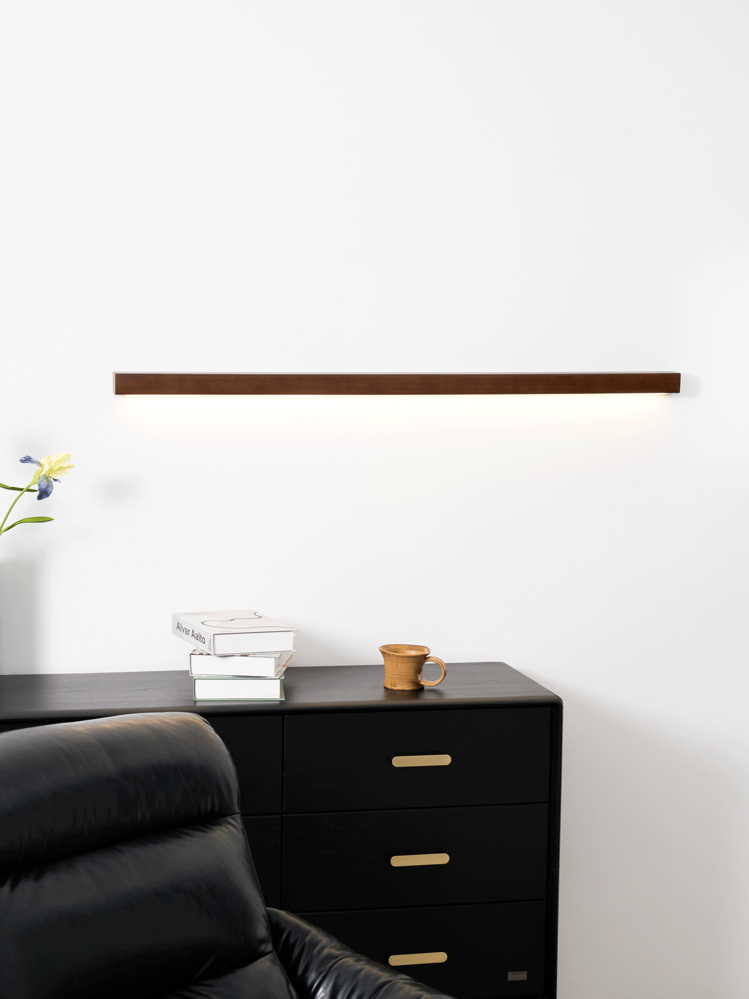 Wandleuchte LED mit linearem Design