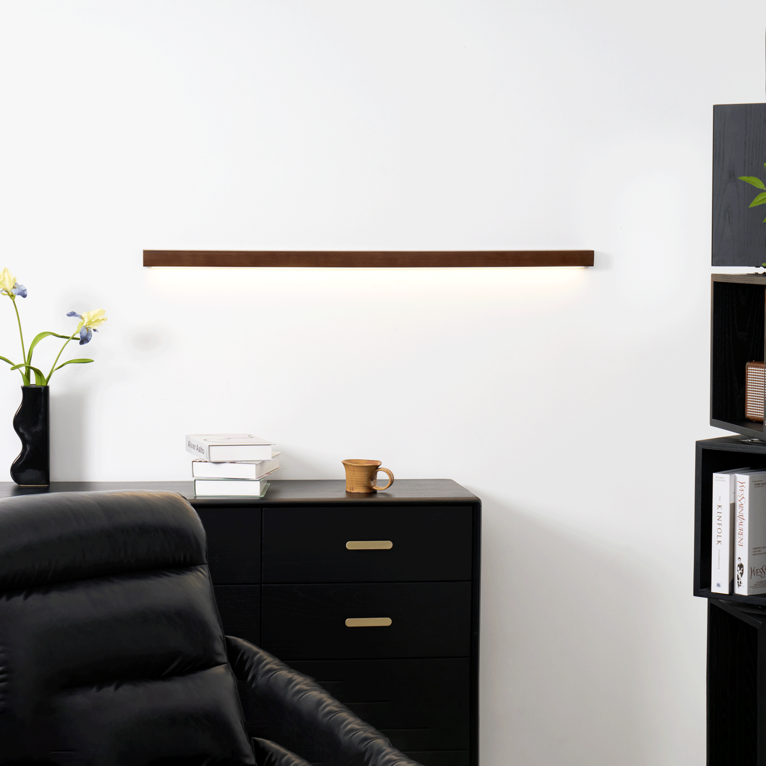 Wandleuchte LED mit linearem Design