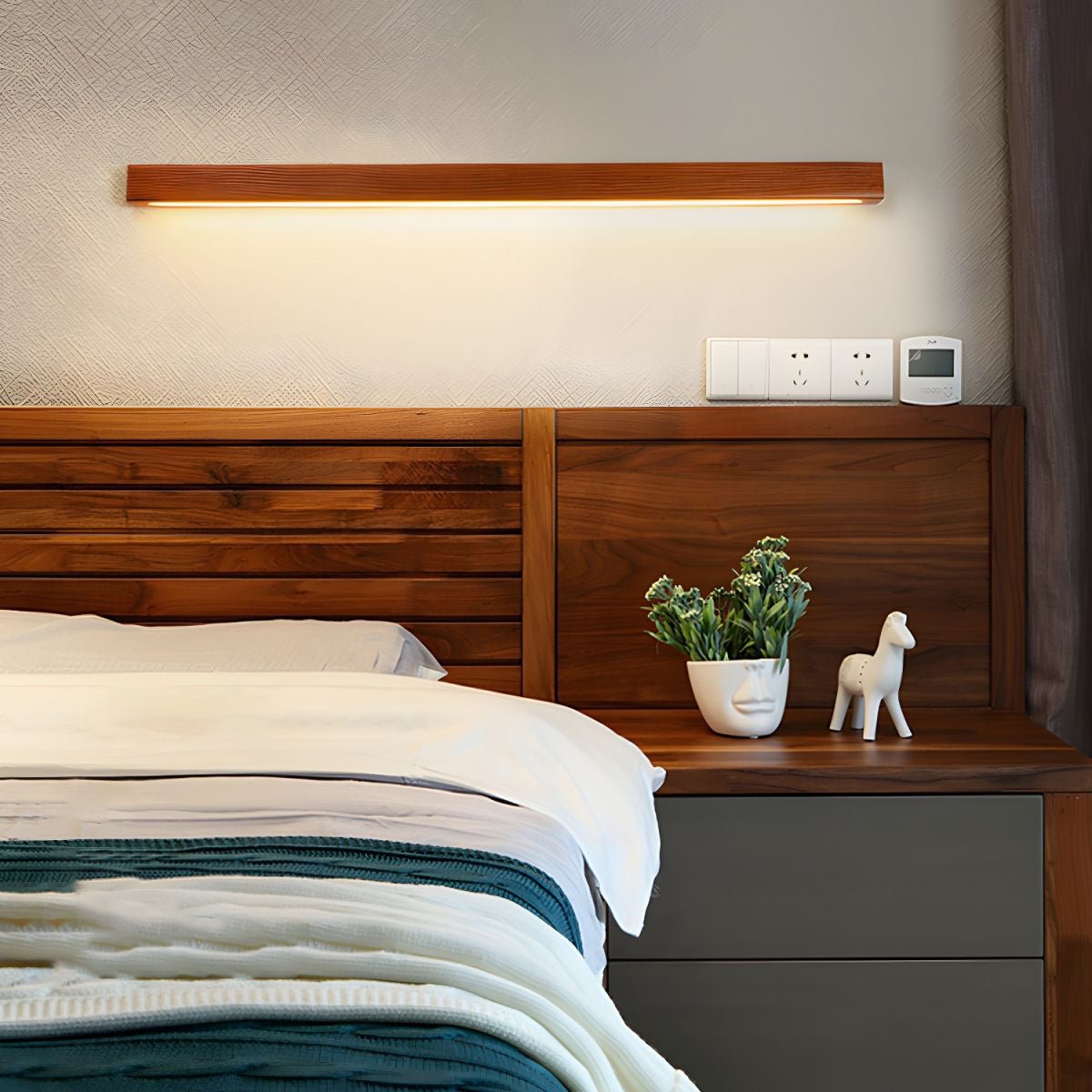 Wandleuchte LED mit linearem Design