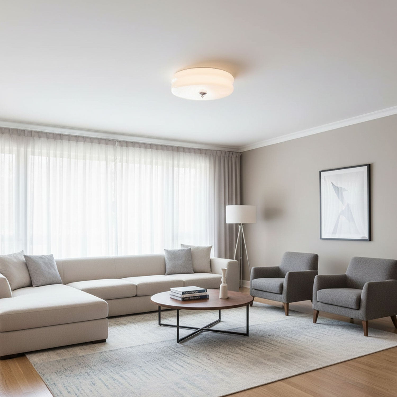 Deckenleuchte in Macaronform | LED
