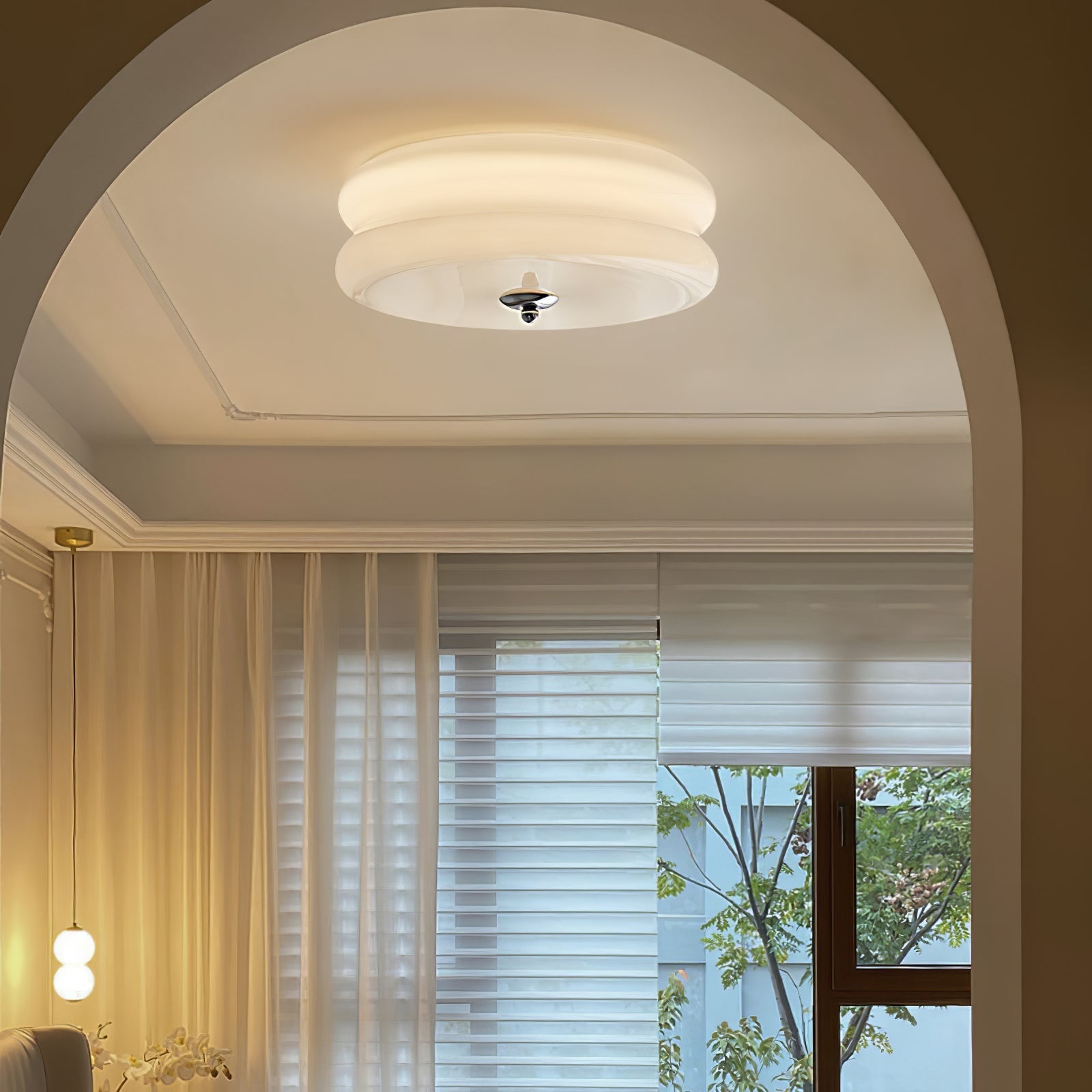 Deckenleuchte in Macaronform | LED
