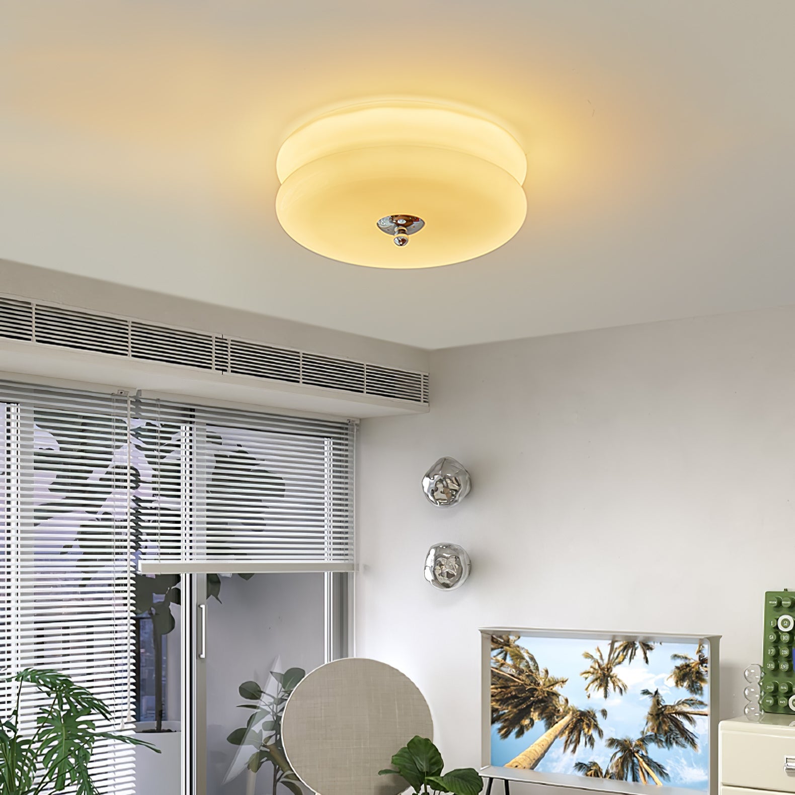Deckenleuchte in Macaronform | LED