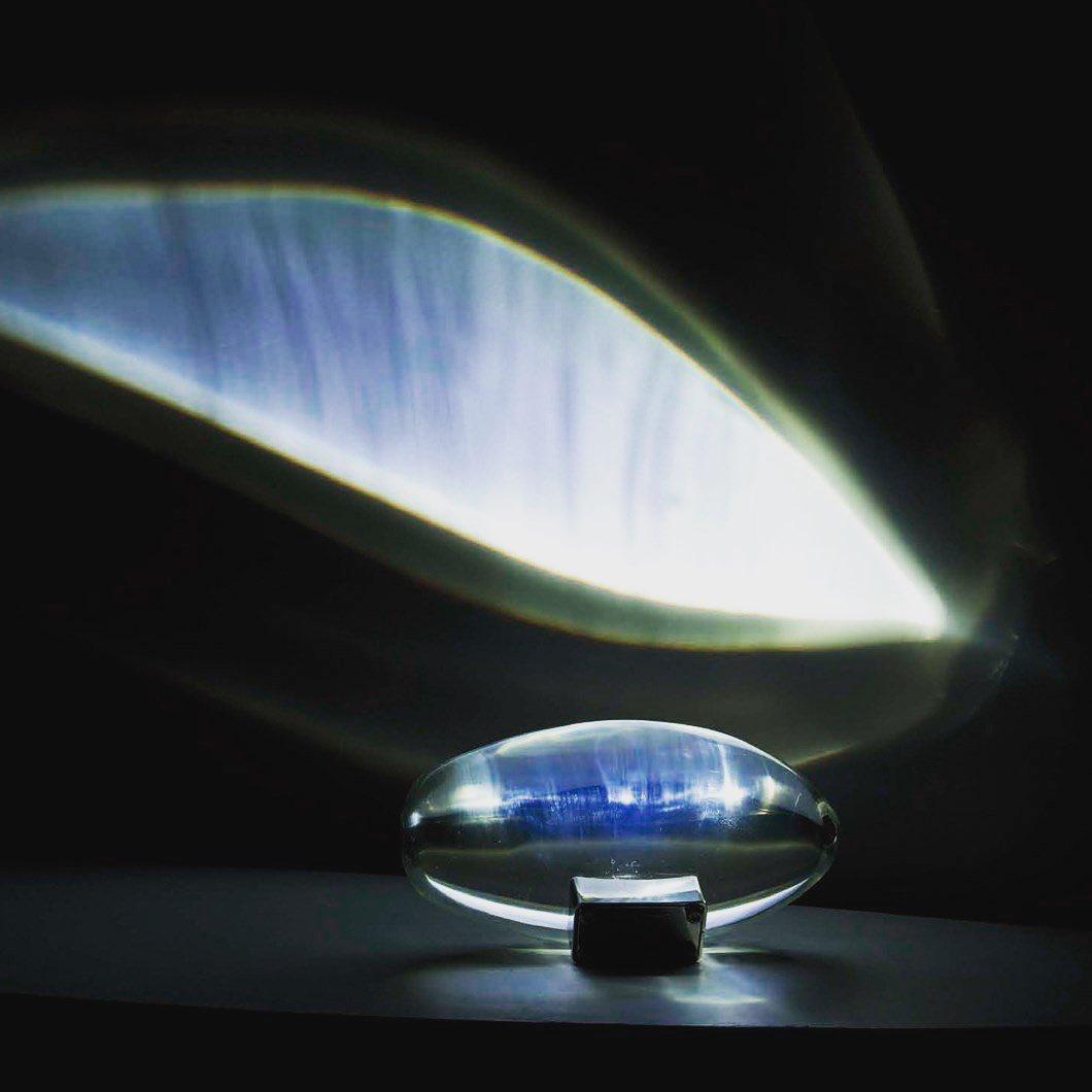 Ovale Kristall Tischleuchte | LED