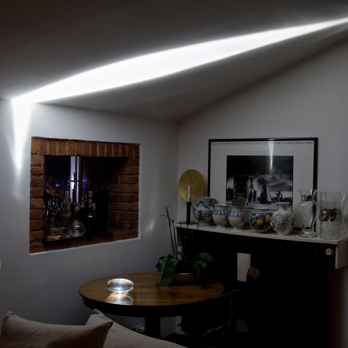 Ovale Kristall Tischleuchte | LED