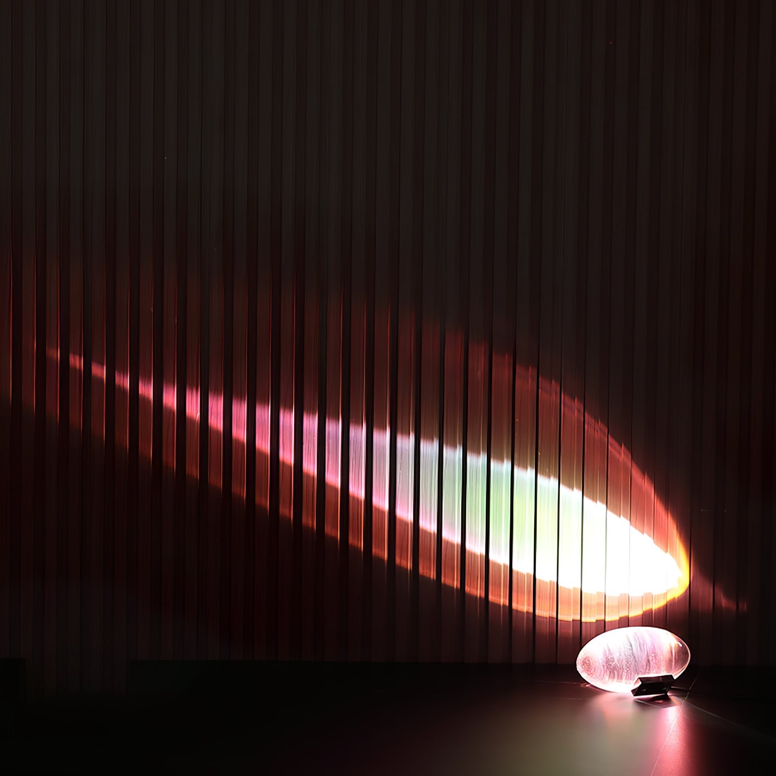 Ovale Kristall Tischleuchte | LED