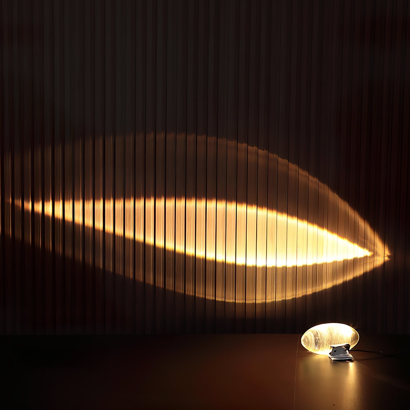 Ovale Kristall Tischleuchte | LED