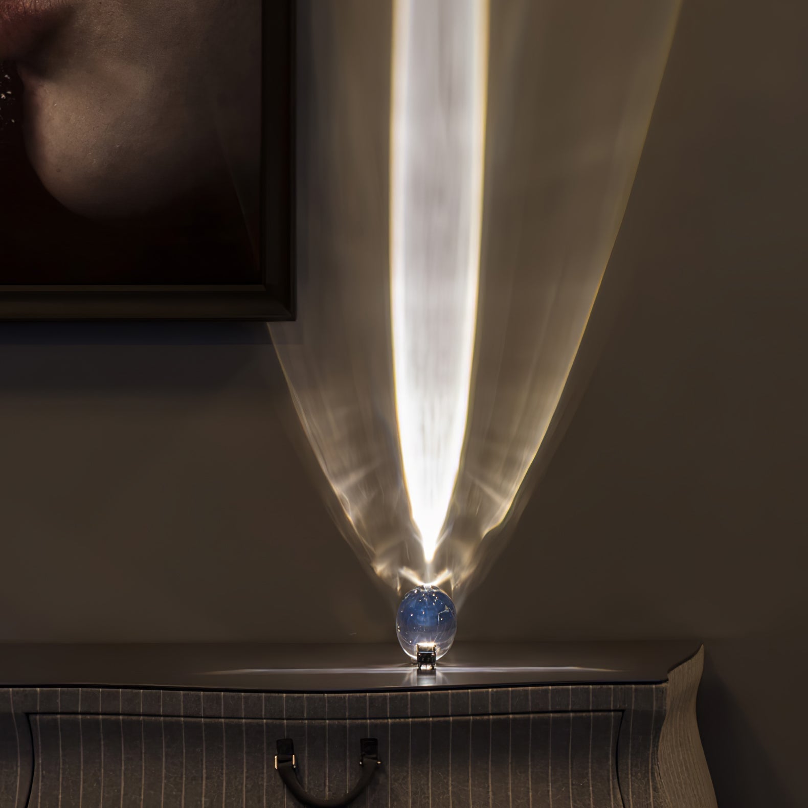 Ovale Kristall Tischleuchte | LED