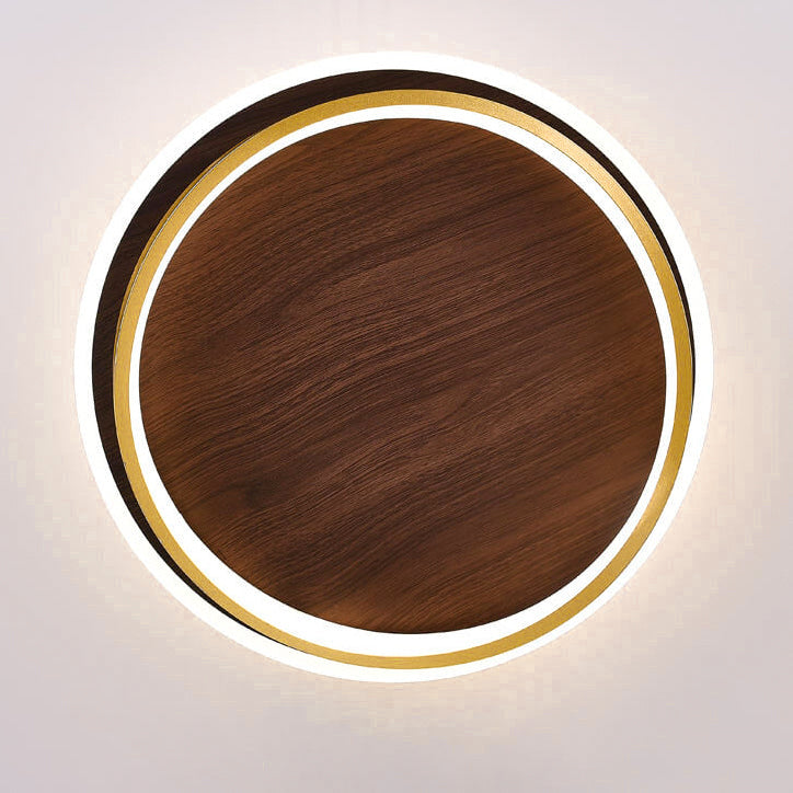LED-Deckenleuchte mit geometrischem Ringdesign