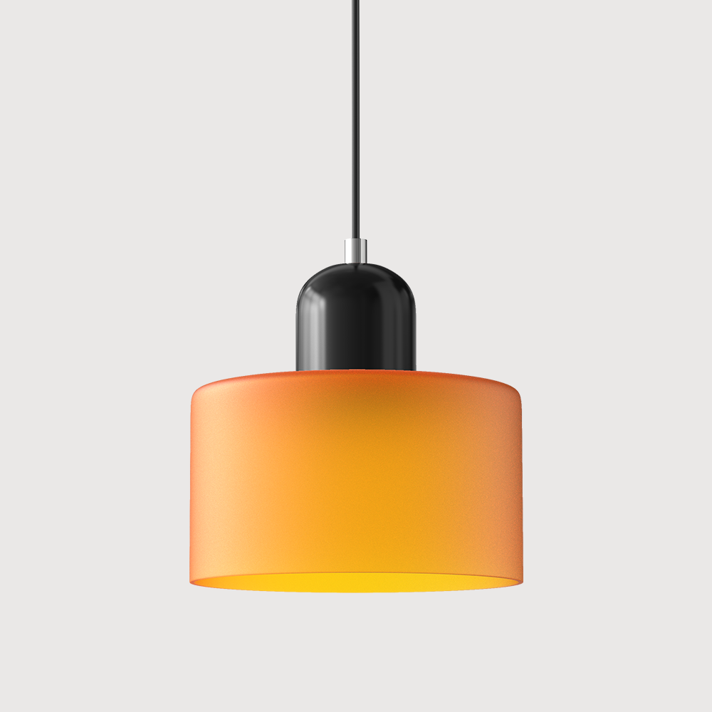 Pendelleuchte aus farbigem Glas | LED