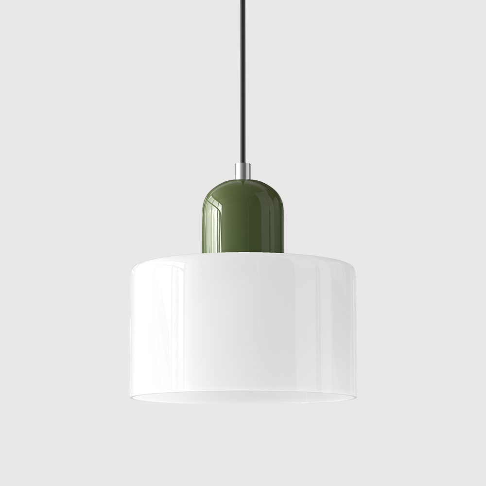 Pendelleuchte aus farbigem Glas | LED