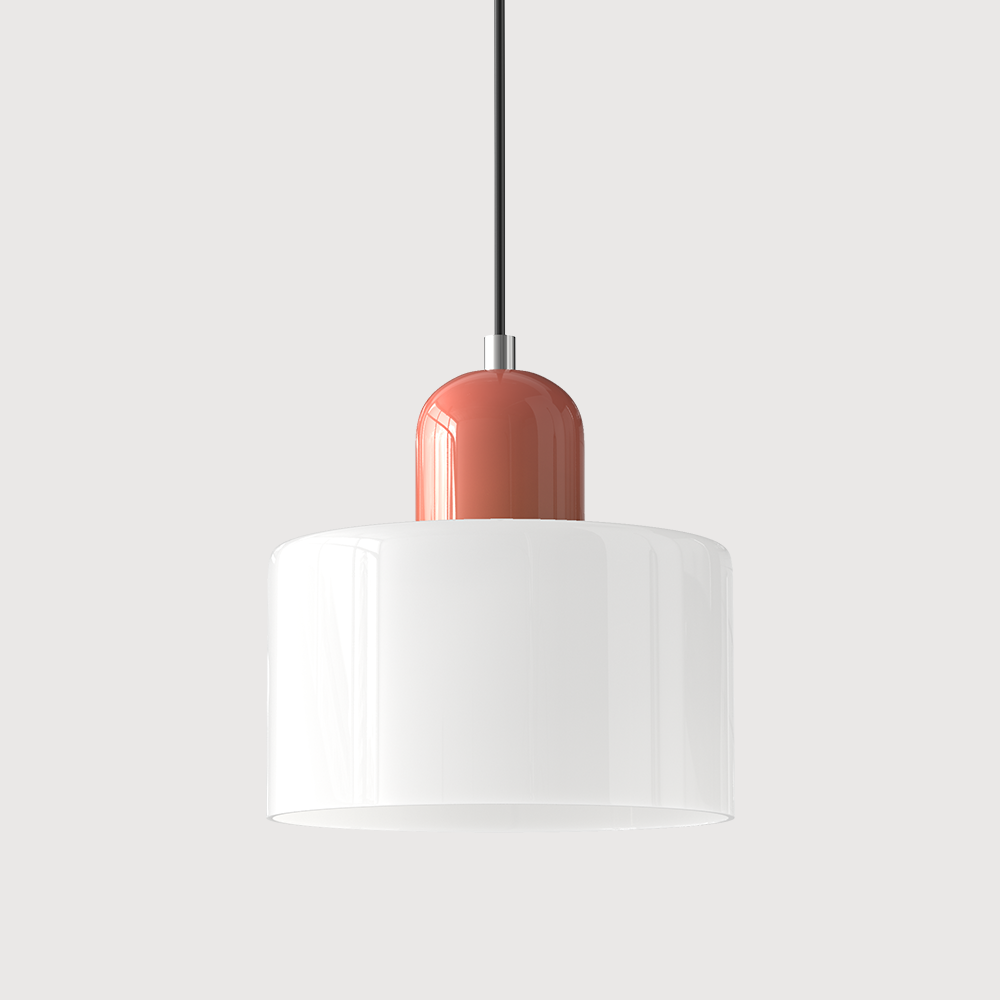 Pendelleuchte aus farbigem Glas | LED