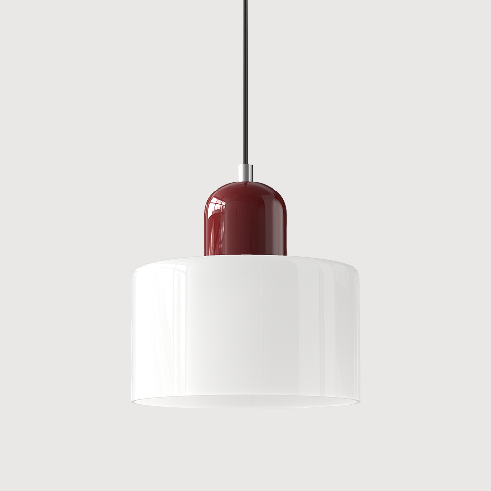 Pendelleuchte aus farbigem Glas | LED