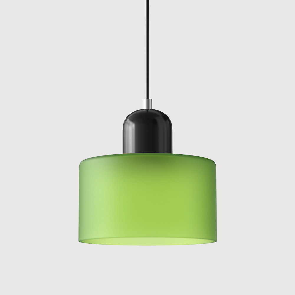 Pendelleuchte aus farbigem Glas | LED