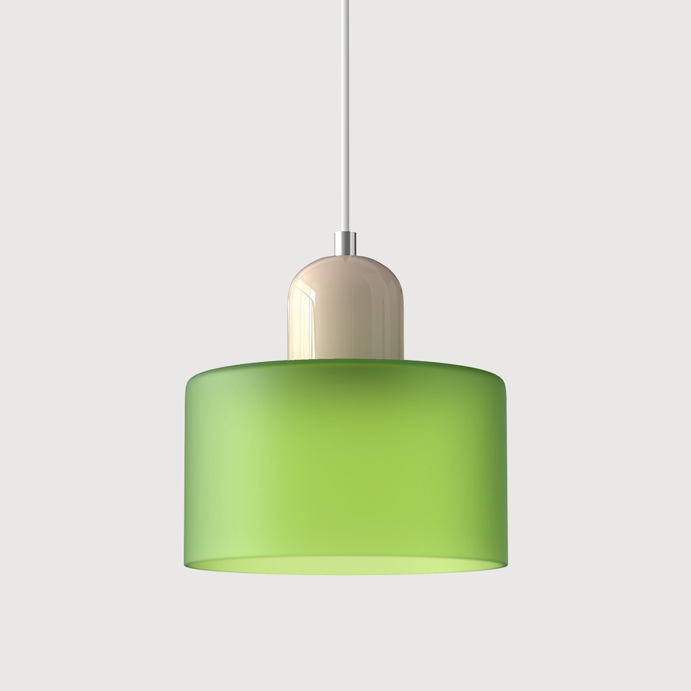 Pendelleuchte aus farbigem Glas | LED