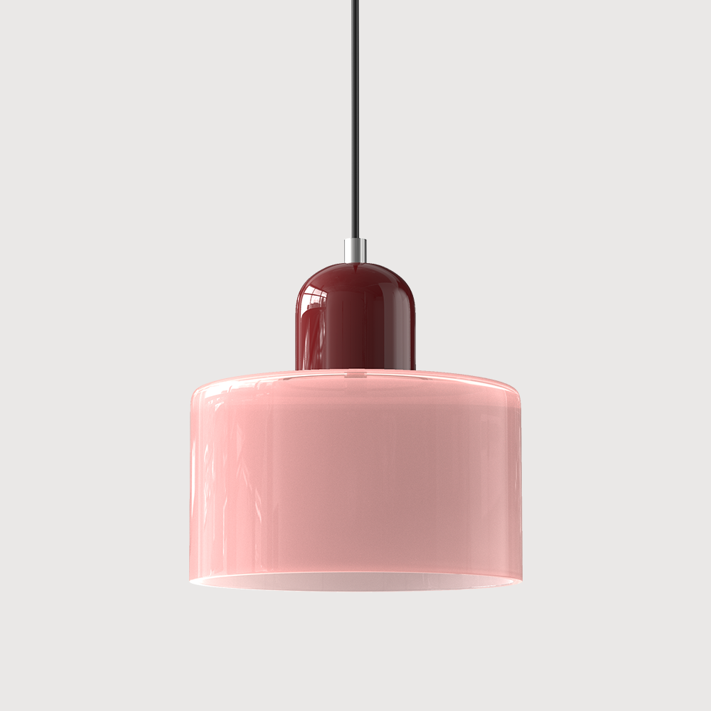 Pendelleuchte aus farbigem Glas | LED