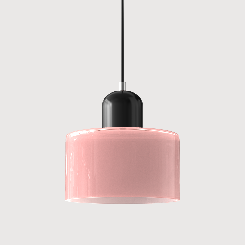 Pendelleuchte aus farbigem Glas | LED
