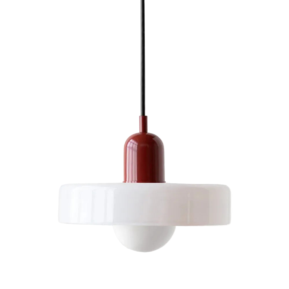 Pendelleuchte mit Glasschirm