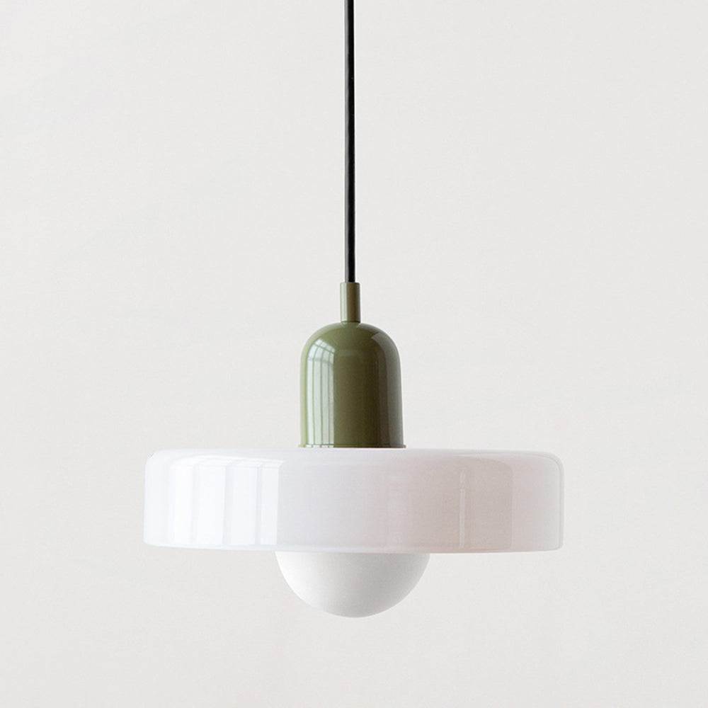 Pendelleuchte mit Glasschirm