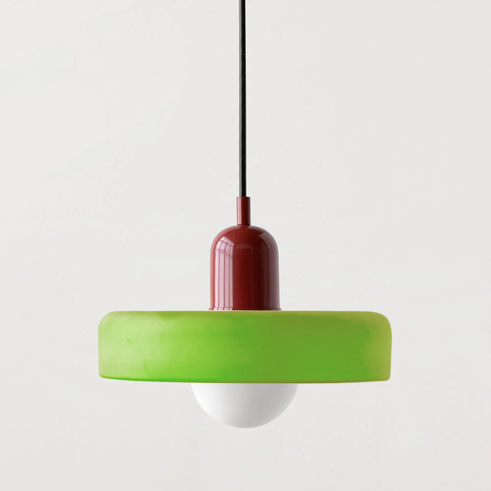Pendelleuchte mit Glasschirm