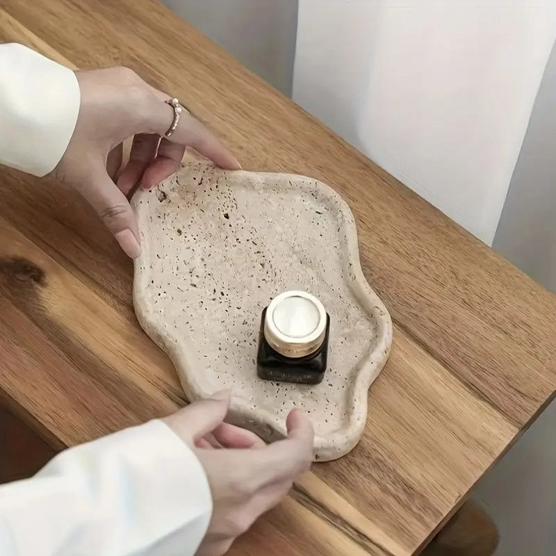 Dekoratives Welliges Tablett