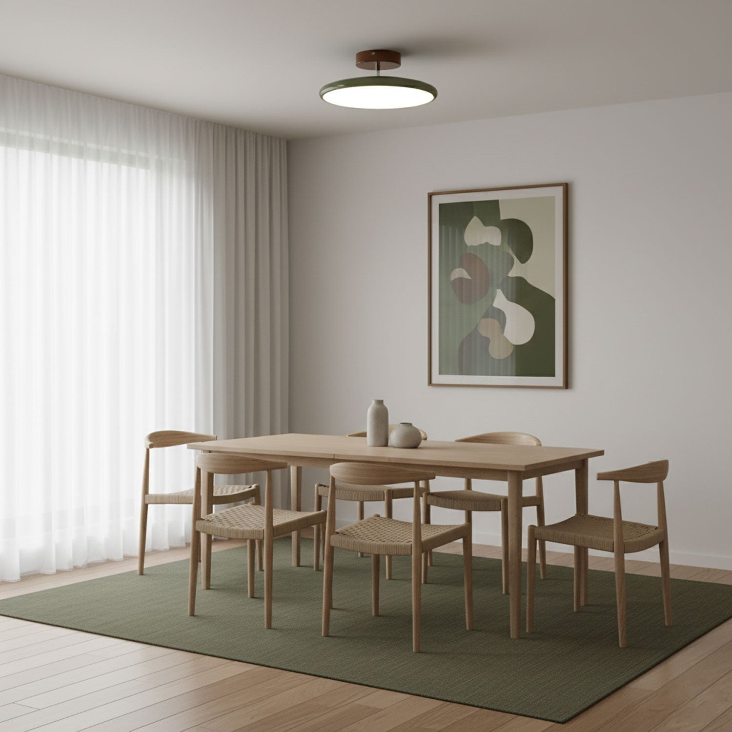 Deckenlampe mit verstellbarem Kopf