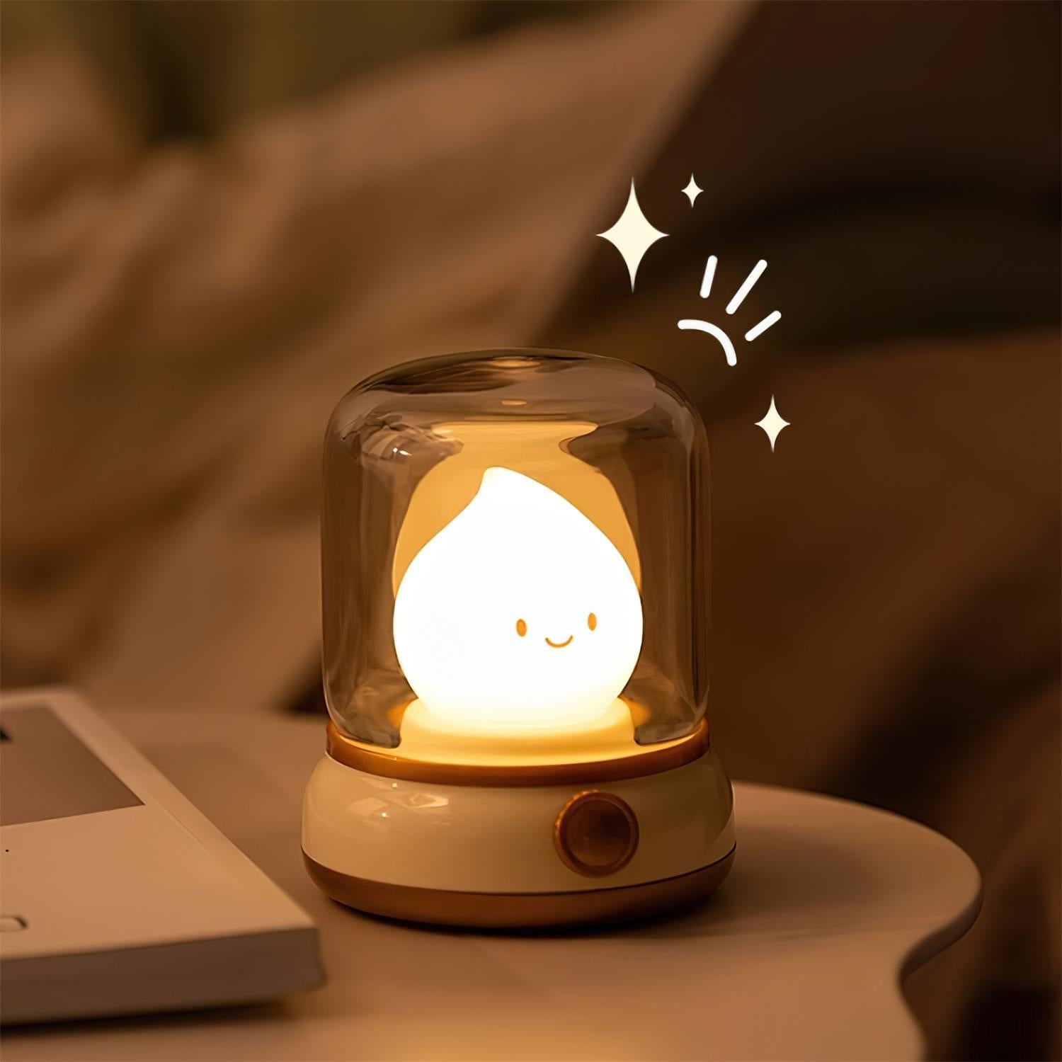 LED-Flammenfigur Tischlampe