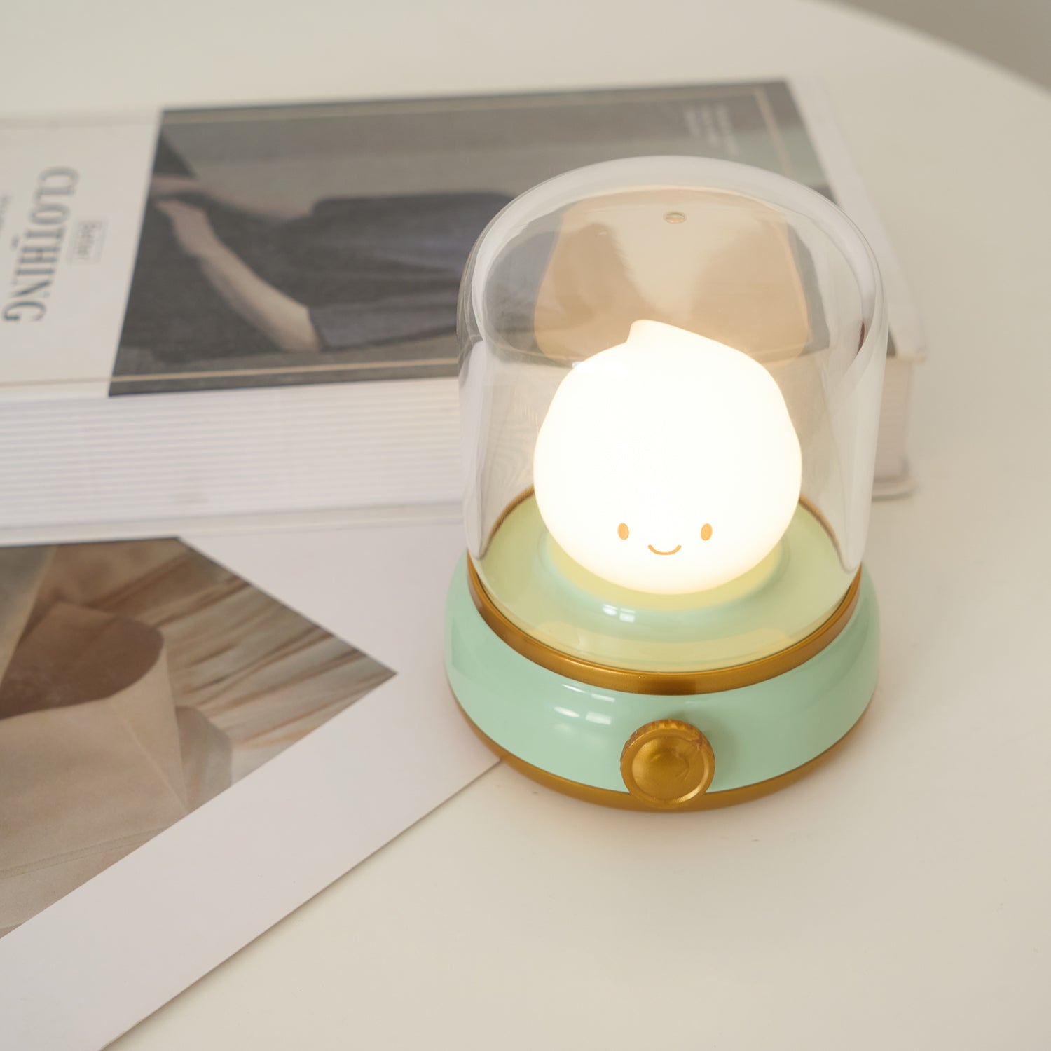 LED-Flammenfigur Tischlampe